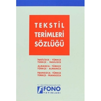 Tekstil Terimleri Sözlüğü Kemal Kılıç