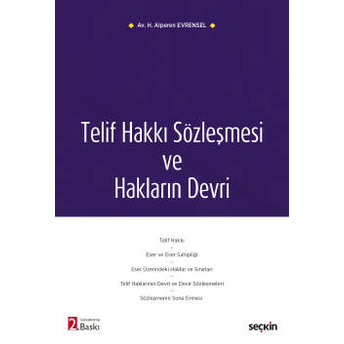 Telif Hakkı Sözleşmesi Ve Hakların Devri Halil Alperen Evrensel