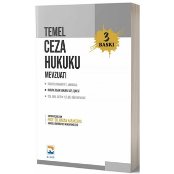 Temel Ceza Hukuku Mevzuatı