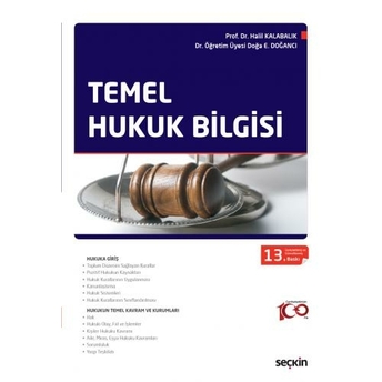 Temel Hukuk Bilgisi (Kalabalık) Halil Kalabalık