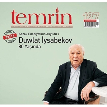 Temrin Düşünce Ve Edebiyat Dergisi Sayı: 127 Eylül - Ekim 2022 Kolektif