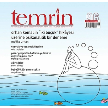 Temrin Düşünce Ve Edebiyat Dergisi Sayı: 96 Temmuz - Ağustos 2019 Kolektif