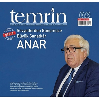 Temrin Düşünce Ve Edebiyat Dergisi Sayı: 98 Kasım - Aralık 2019 Kolektif