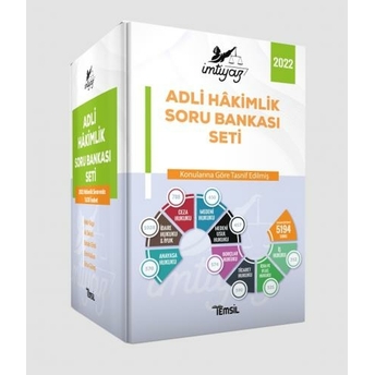 Temsil Yayınları 2022 Imtiyaz Adli Hakimlik Soru Bankası Seti Çözümlü Metin Kaya