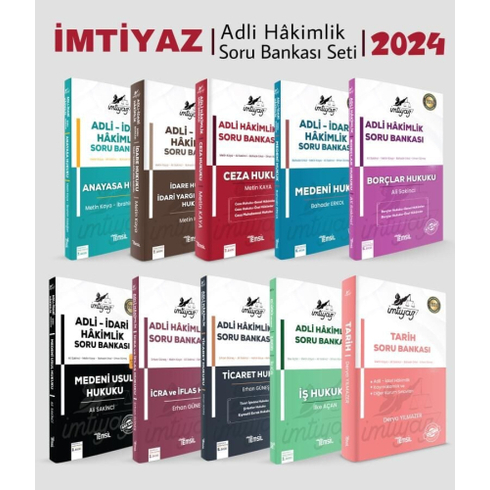 Temsil Yayınları 2024 Imtiyaz Adli Hâkimlik Soru Bankası 10'Lu Set Metin Kaya