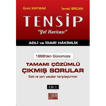 Tensip Yol Haritası Adli Ve Idari Hakimlik (2 Kitap Takım) Ismail Ercan