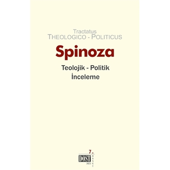 Teolojik Politik Inceleme Benedictus De Spinoza