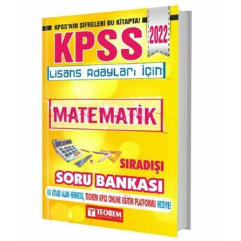 Teorem 2022 Kpss Matematik Sıradışı Soru Bankası Kolektıf