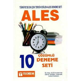 Teorem Ales 10 Çözümlü Deneme Seti Komisyon