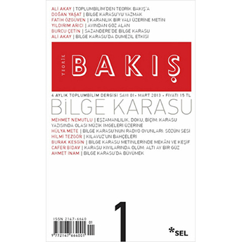 Teorik Bakış Sayı: 1 Kolektif