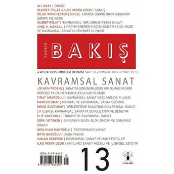 Teorik Bakış Sayı: 13 Kolektif