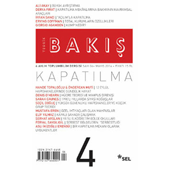 Teorik Bakış Sayı: 4 Kolektif