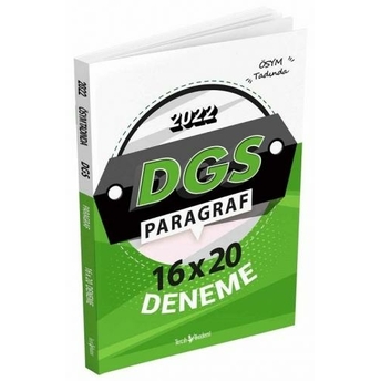 Tercih Akademi 2022 Dgs Paragraf 16X20 Deneme Komisyon