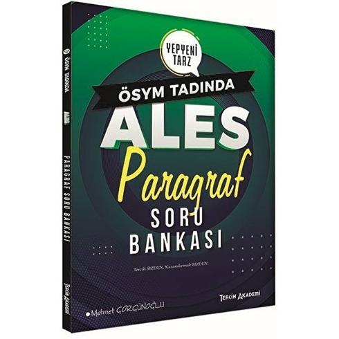 Tercih Akademi Ales Paragraf Soru Bankası-Yeni - Mehmet Görgünoğlu