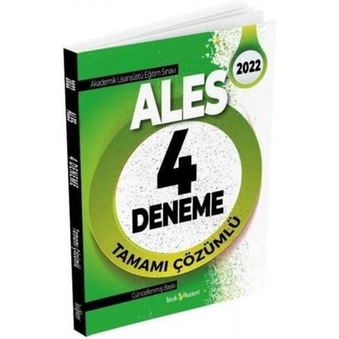 Tercih Akademi Ales Tamamı Çözümlü 4 Deneme