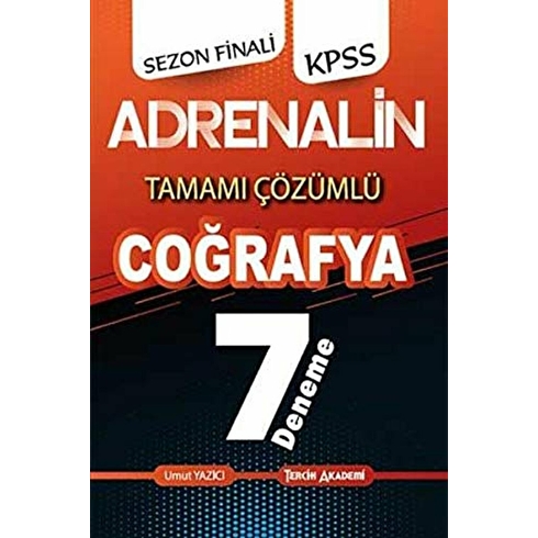 Tercih Akademi Kpss Adrenalin Tamamı Çözümlü 7 Deneme