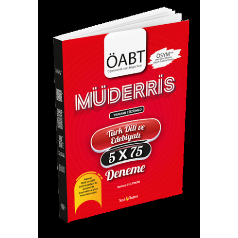 Tercih Akademi Öabt 2020 Müderris Türk Dili Ve Edebiyatı 5 X 75 Tamamı Çözümlü Deneme