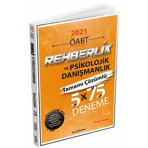 Tercih Akademi Yayınları 2020 Öabt Rehberlik Ve Psikojik Danışmanlık Tamamı Çözümlü 5 X 75 Deneme