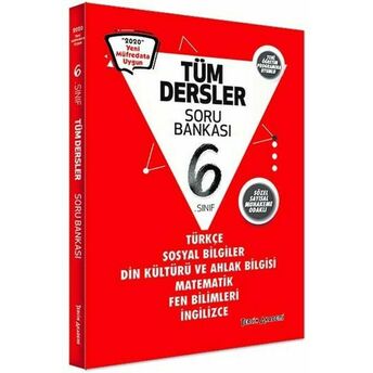 Tercih Akademi Yayınları 6. Sınıf Tüm Dersler Soru Bankası (Yeni) Kolektif