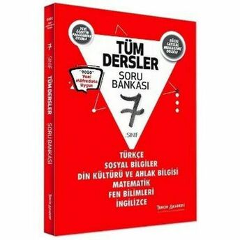 Tercih Akademi Yayınları 7. Sınıf Tüm Dersler Soru Bankası (Yeni) Kolektif