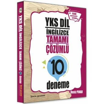 Tercih Akademi Yks Dil Ingilizce Tamamı Çözümlü 10 Deneme Deniz Pınar