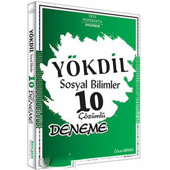 Tercih Akademi Yökdil Sosyal Bilimler Çözümlü 10 Deneme (Yeni) Özkan Kırmızı