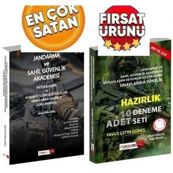 Tercih Kitabevi 2023 Jandarma Ve Sahil Güvenlik Akademisi Ihtisaslaşma Ve Kurum Içi Yükselme Sınavlarına Hazırlık Kitabı ( 2 Kitap-Soru Deneme) Yavuz Çetin Güneş