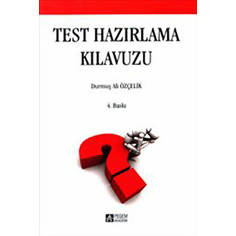 Test Hazırlama Kılavuzu Durmuş Ali Özçelik