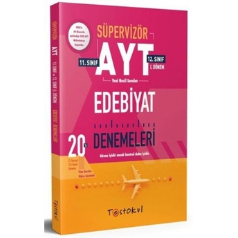 Test Okul Yayınları Ayt Edebiyat Süpervizör 20 Li Denemeleri Komisyon