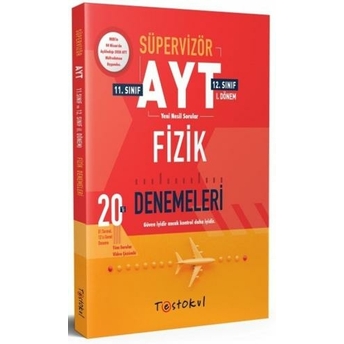 Test Okul Yayınları Ayt Fizik Süpervizör 20 Li Denemeleri Komisyon