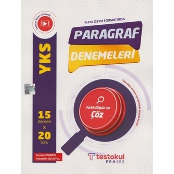 Test Okul Yayınları Tyt Ayt Paragraf 15 X20 Denemeleri Komisyon