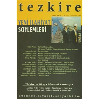 Tezkire Dergisi Sayı: 31 - 32 Kolektif