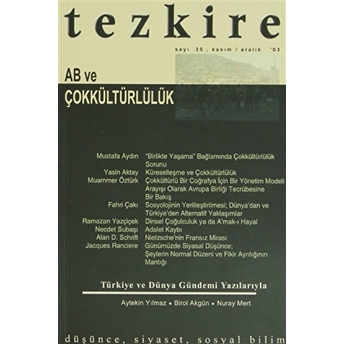 Tezkire Dergisi Sayı: 35 Kolektif