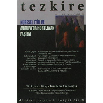 Tezkire Dergisi Sayı: 43 - 44 Kolektif