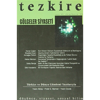 Tezkire Dergisi Sayı: 45 Kolektif