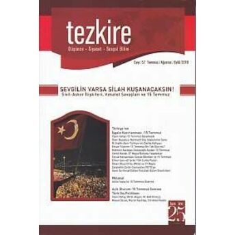 Tezkire Dergisi Sayı: 57 Temmuz/Ağustos/Eylül 2016 Komisyon