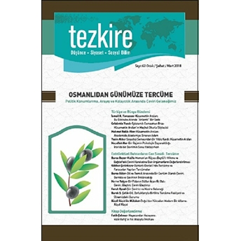 Tezkire Dergisi Sayı: 63 Ocak - Şubat - Mart 2018 Kolektif