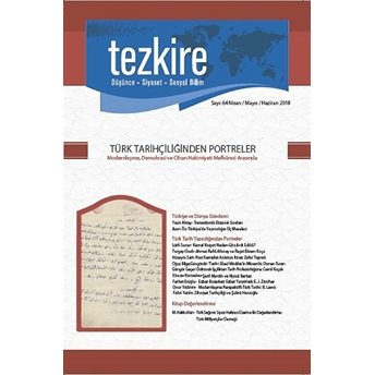 Tezkire Dergisi Sayı: 64 Nisan - Mayıs - Haziran 2018 Kolektif