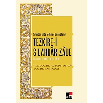 Tezkire-I Silahdar-Zade Ramazan Duran