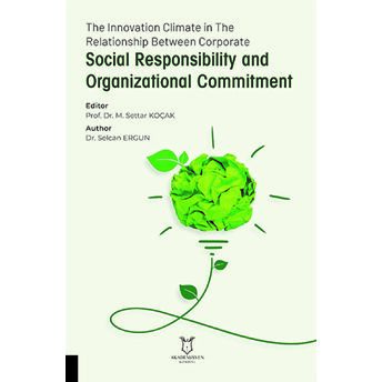 The Innovation Climate In The Relationship Between Corporate Social Responsibility And Organizational Commitment Selcan Ergun