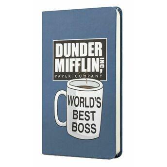 The Office Sert Kapak Mini Defter Worlds Best Boss K.mavi