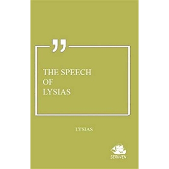 The Speech Of Lysias Lysias