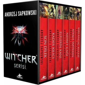 The Witcher Serisi 6 Kitap Takım - Kutulu Özel Set Andrzej Sapkowski