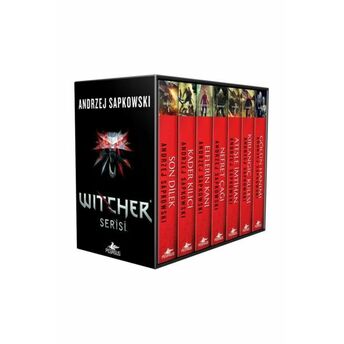 The Witcher Serisi Kutulu - 7 Kitap Takım Andrzej Sapkowski