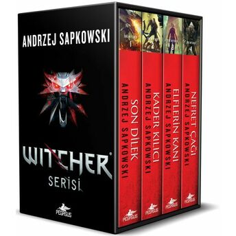 The Witcher Serisi Kutulu Özel Set (4 Kitap) Andrzej Sapkowski