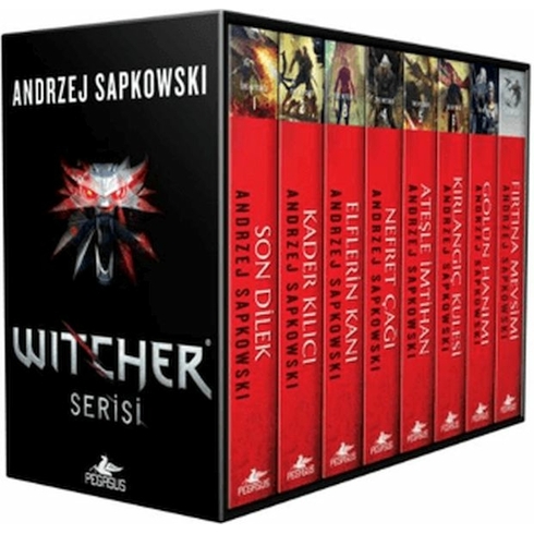 The Witcher Serisi Kutulu Özel Set (8 Kitap) Andrzej Sapkowski