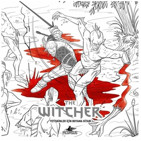 The Witcher: Yetişkinler Için Boyama Kitabı Cd Projekt Red