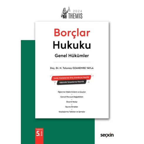 Themis Borçlar Hukuku Genel Hükümler Konu Kitabı H. Tolunay Ozanemre Yayla