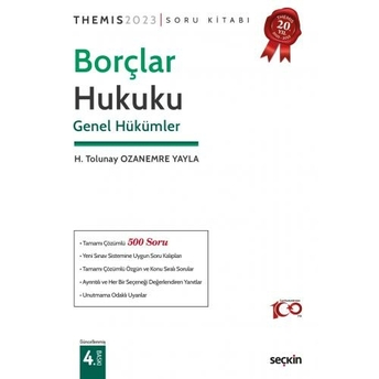 Themis Borçlar Hukuku Genel Hükümler Soru Kitabı H. Tolunay Ozanemre Yayla