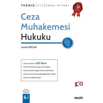 Themis Ceza Muhakemesi Hukuku Soru Kitabı Ismail Ercan